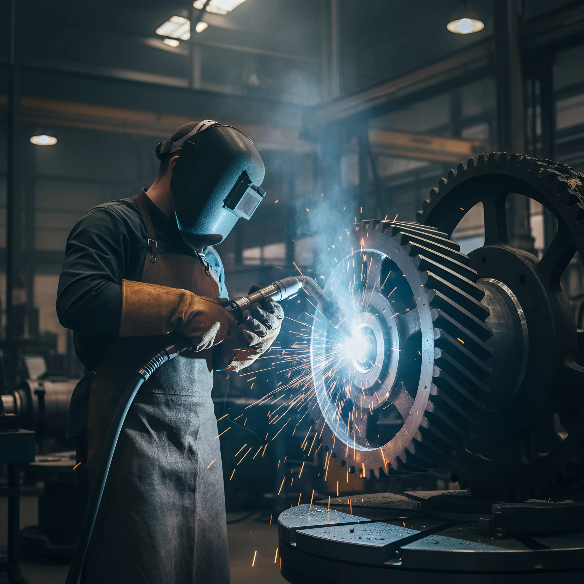 HVOF coating application for wear resistance.